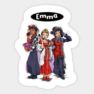 Emma is Clueless Sticker
